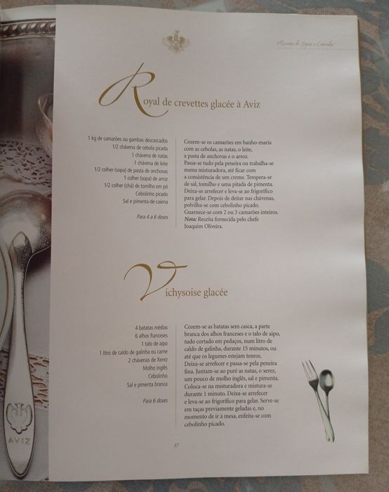 Os segredos do Aviz Hotel. Receitas com história