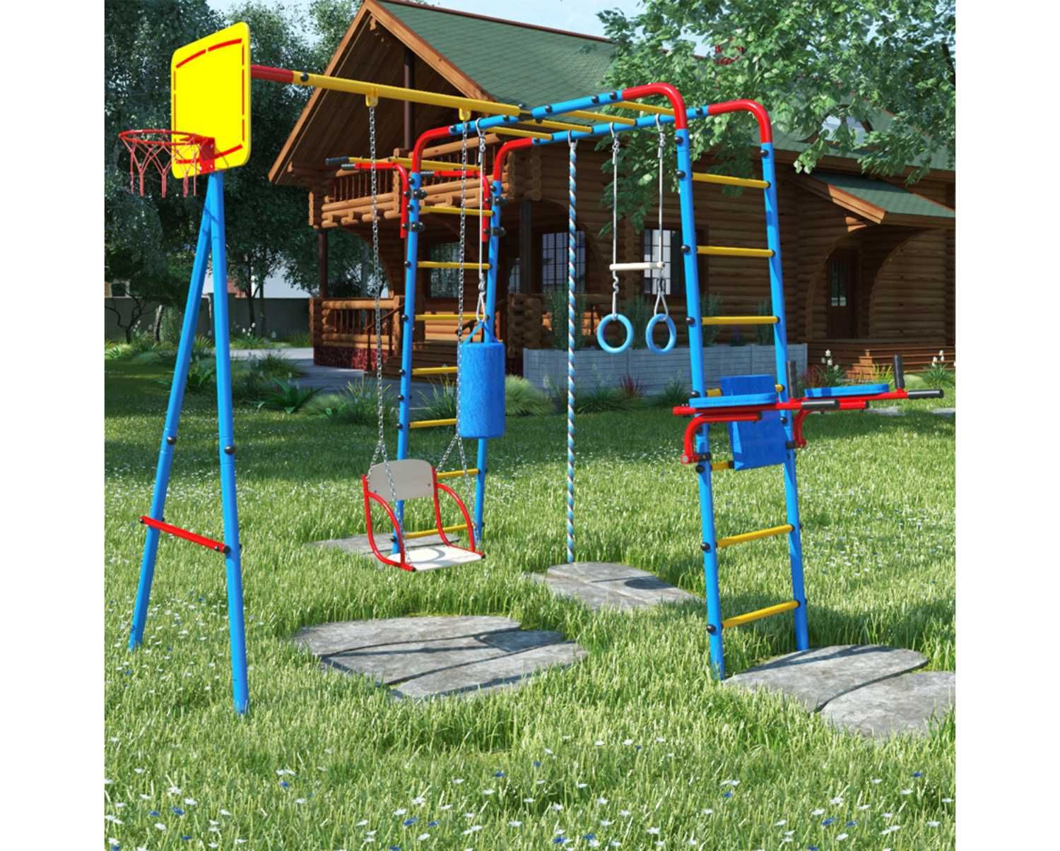 Plac zabaw dla dzieci huśtawka ogrodowa SUMMER FUN 3 I romana.com.pl