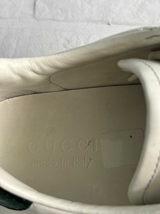 Шкіряні Кросівки Gucci Гуччі 40 Розмір Кроссовки Кожа Оригінал