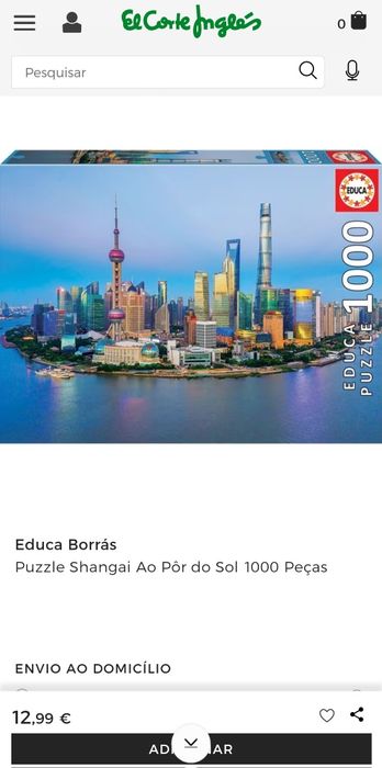 Puzzles 1000, 1500, 2000 peças