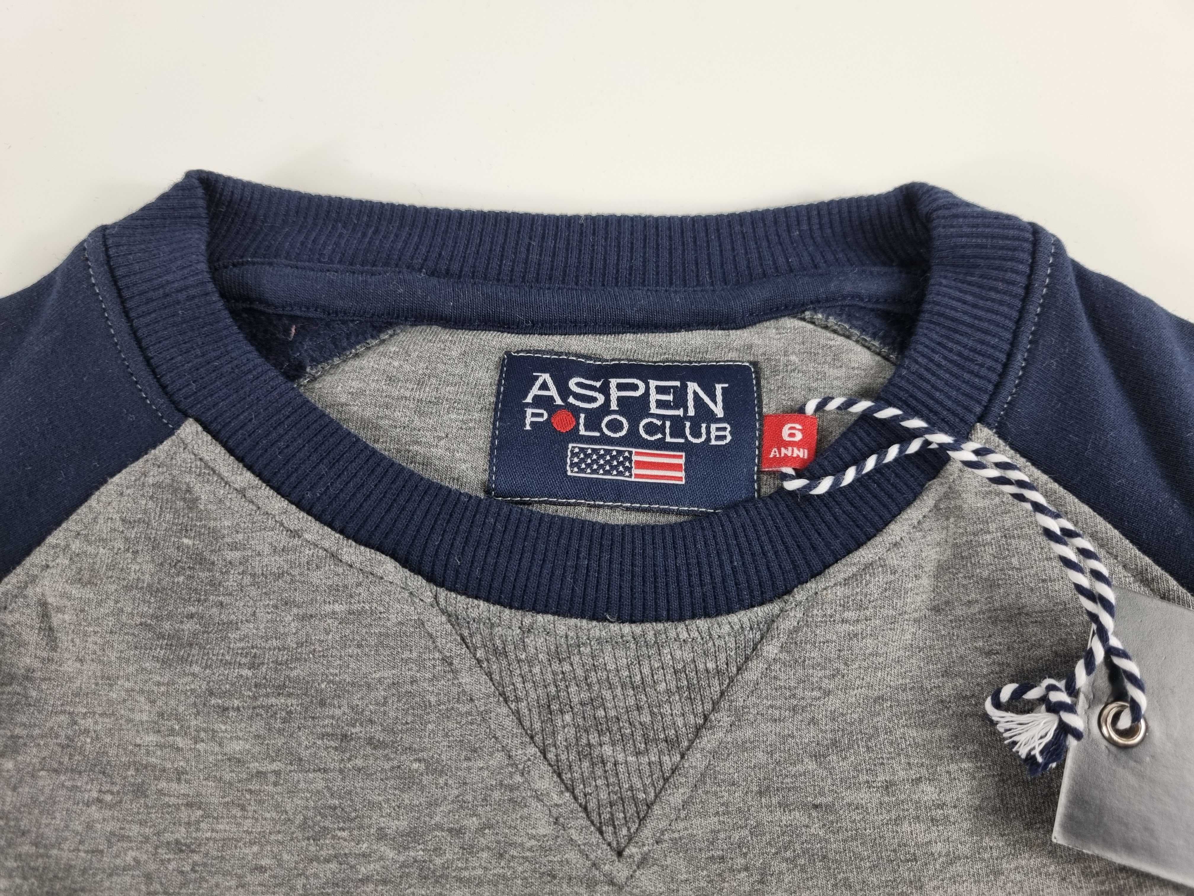 Bluza dla chłopca 6 lat Aspen Polo Club, długi rękaw