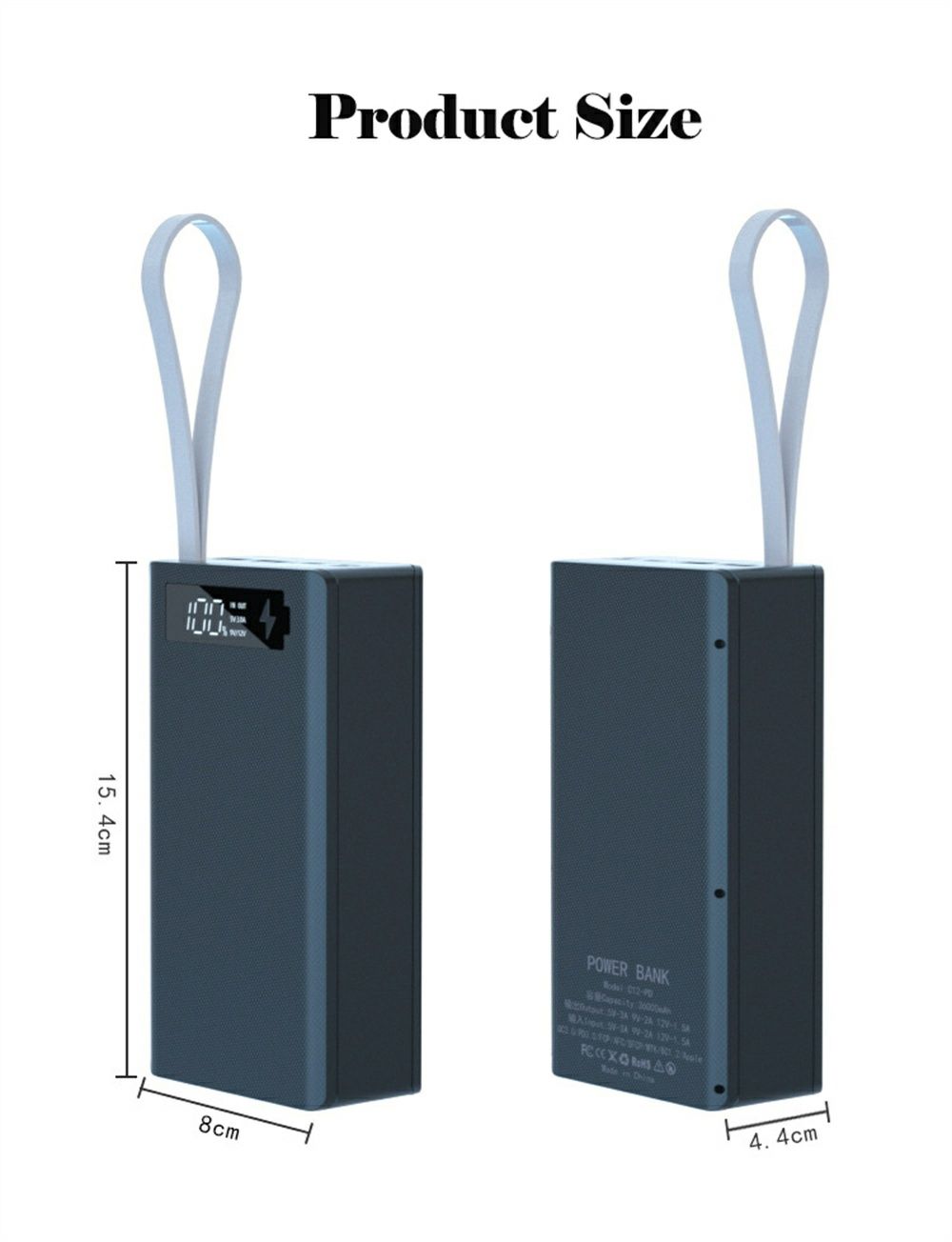 QC 12*18650 БЫСТРАЯ ЗАРЯДКА Корпус павербанк 12*18650 powerbox корпус