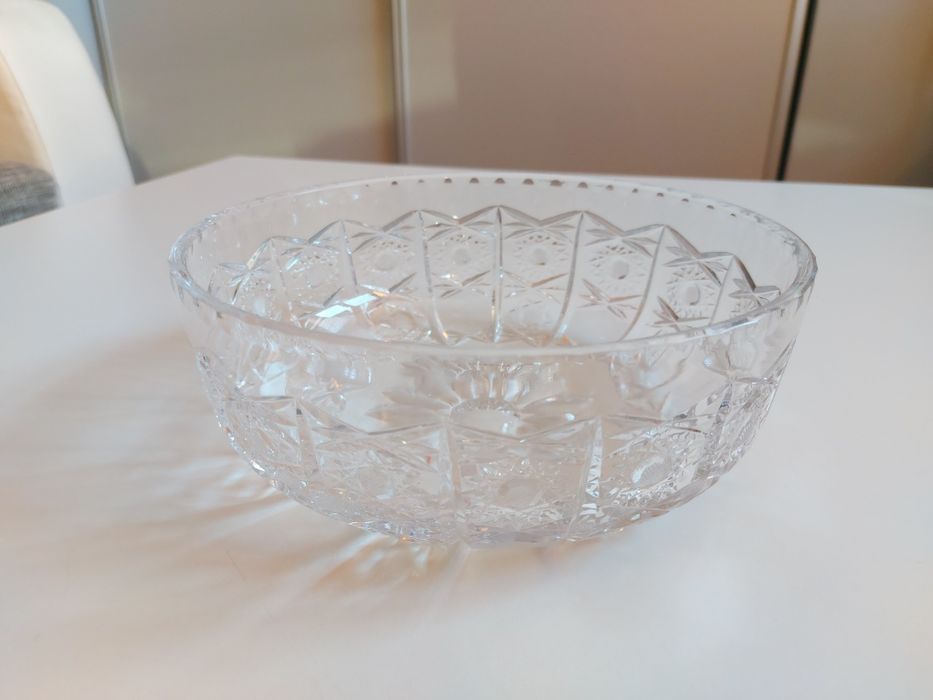 Szkło kryształy PRL - duża misa