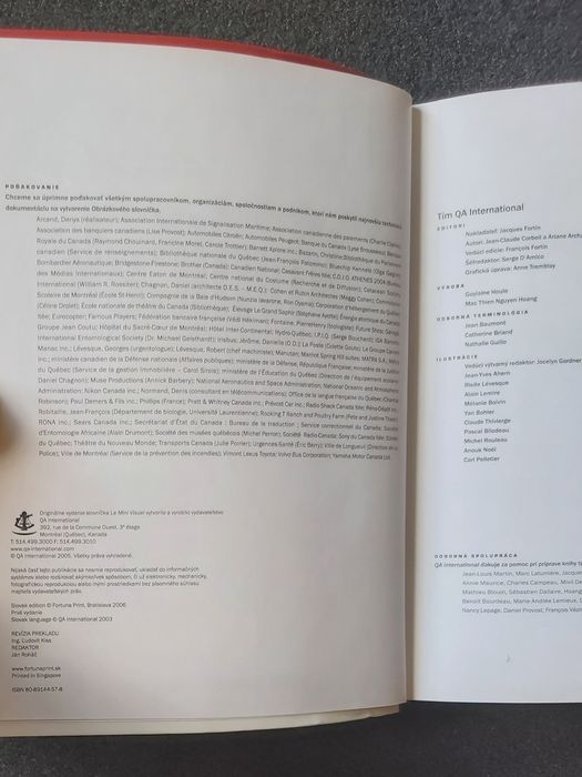 Słownik obrazkowy słowacki angielski Corbeil słowniczek
