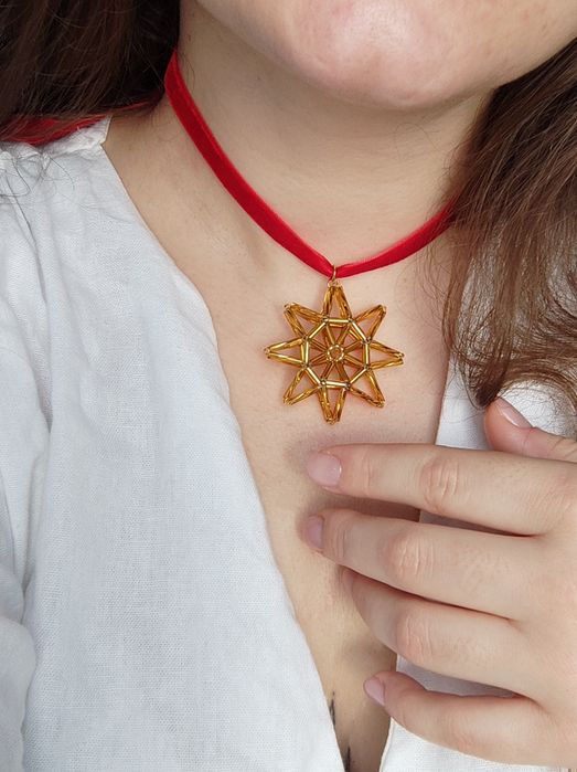 Кулон підвіска Різдвяна зірка