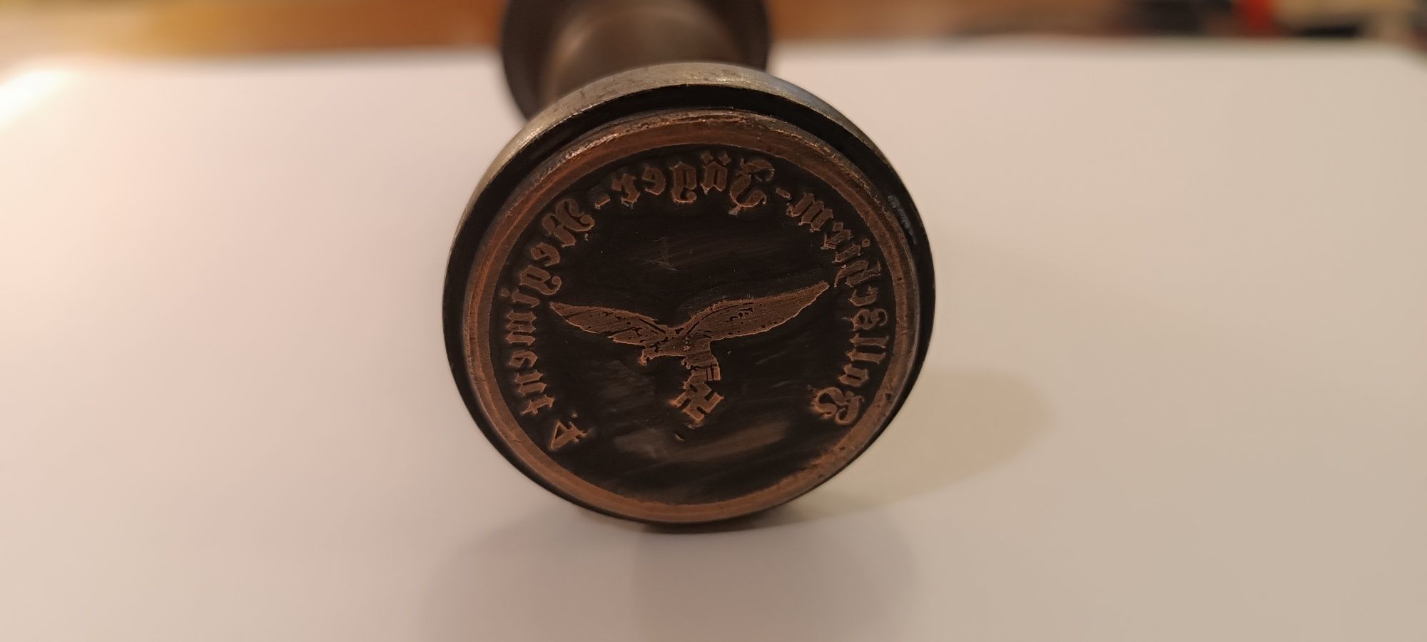 Stempel /pieczęć niemiecki II wojna Luftwaffe (