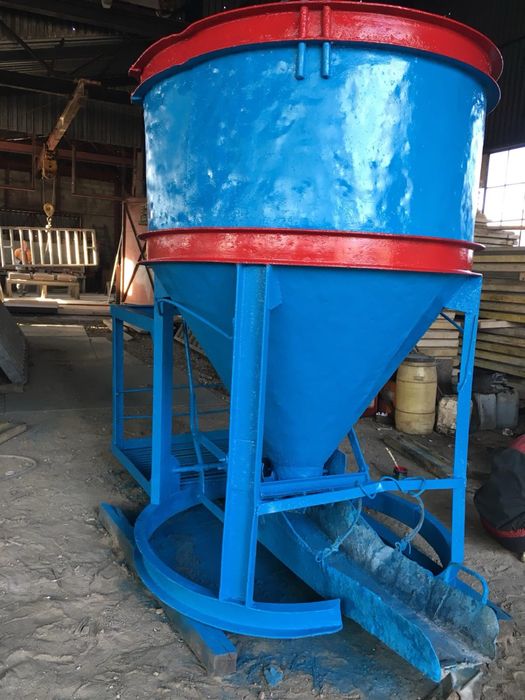 Оренда «рюмка» бадья для бетону 1кубова 2 кубова