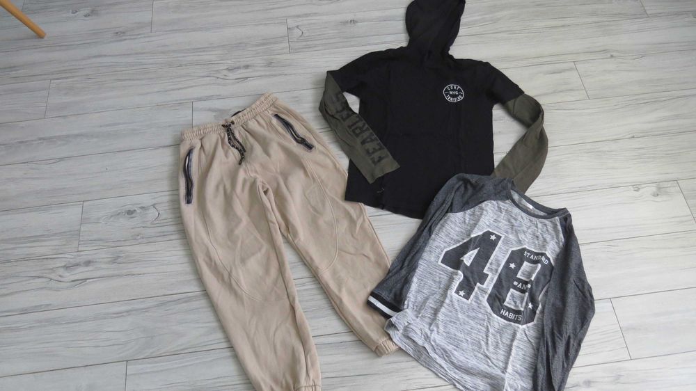 Paka dla chłopaka 164 bluzy spodnie jeansy