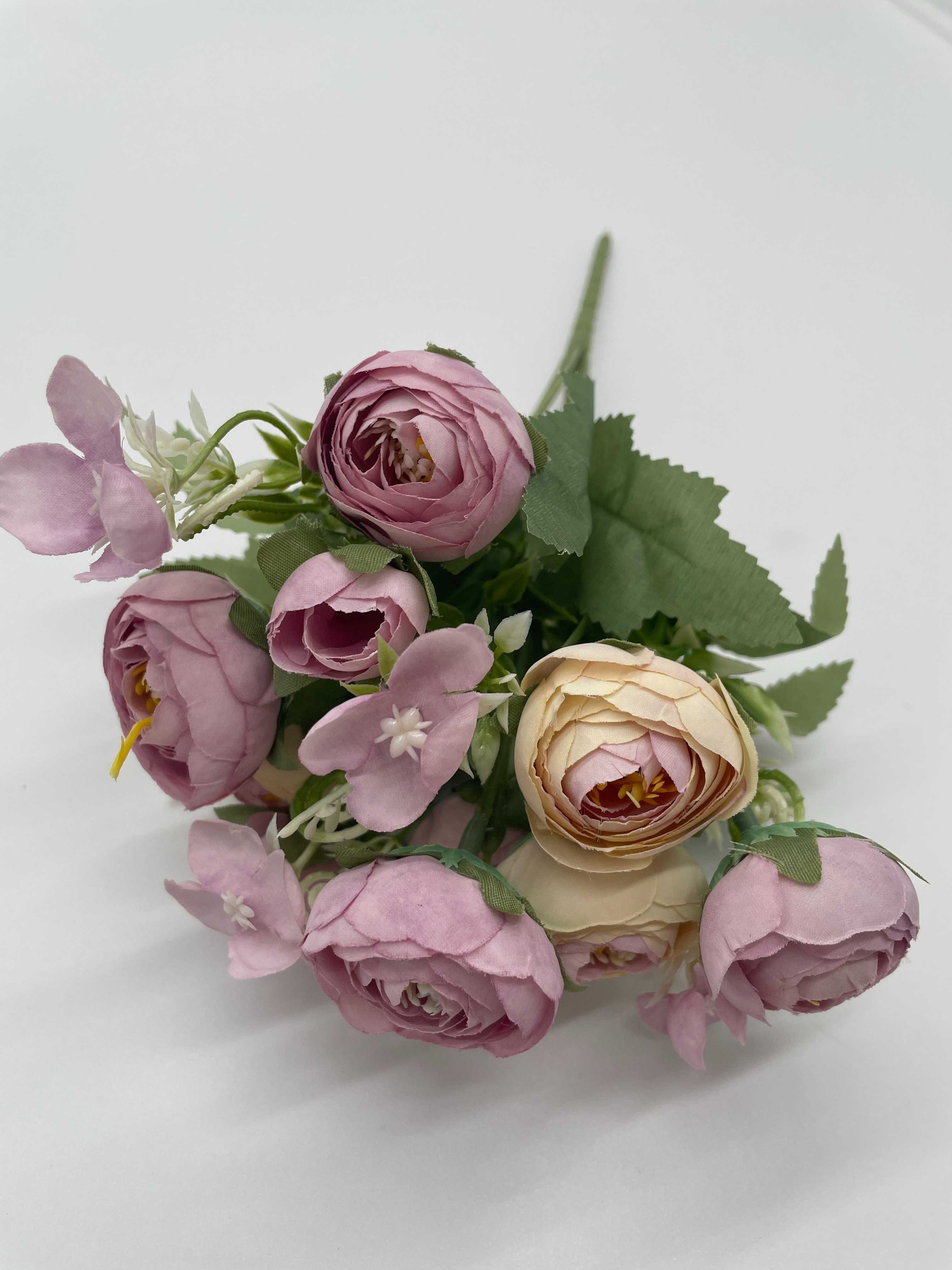 Mini Bukiet Róży Herbacianej Kolor FIOLETOWY
