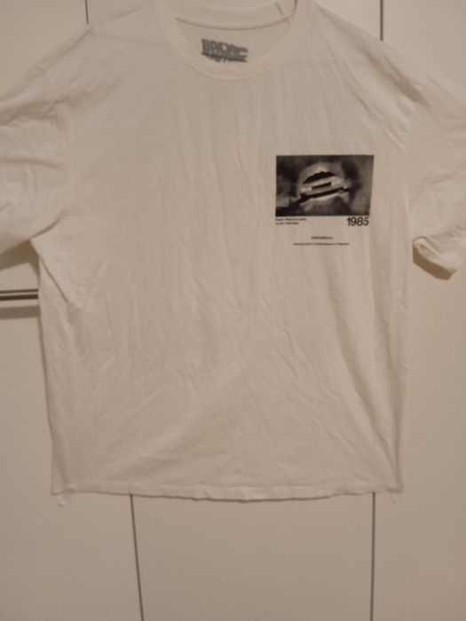 T shirt Pull and Bear Black to the Future