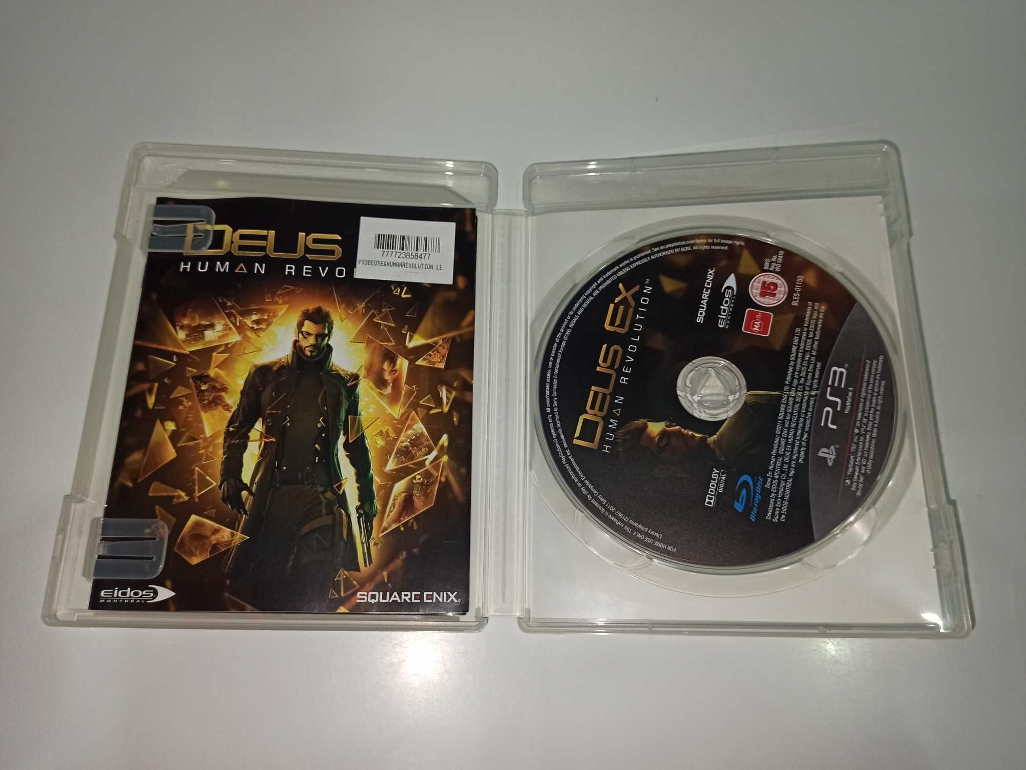 ps3 DEUS EX HUMAN REVOLUTION RPG SF cyber punk klimta akcja