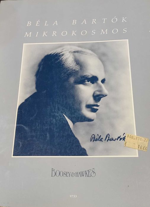 Bela Bartok Mikrokosmos Volume 3