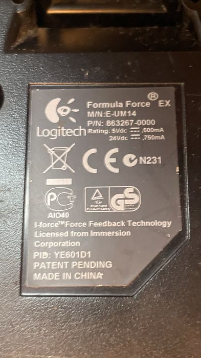 Продам руль logitech formula force ex
