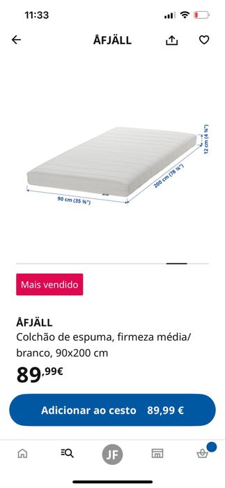 Cama dupla cor branca