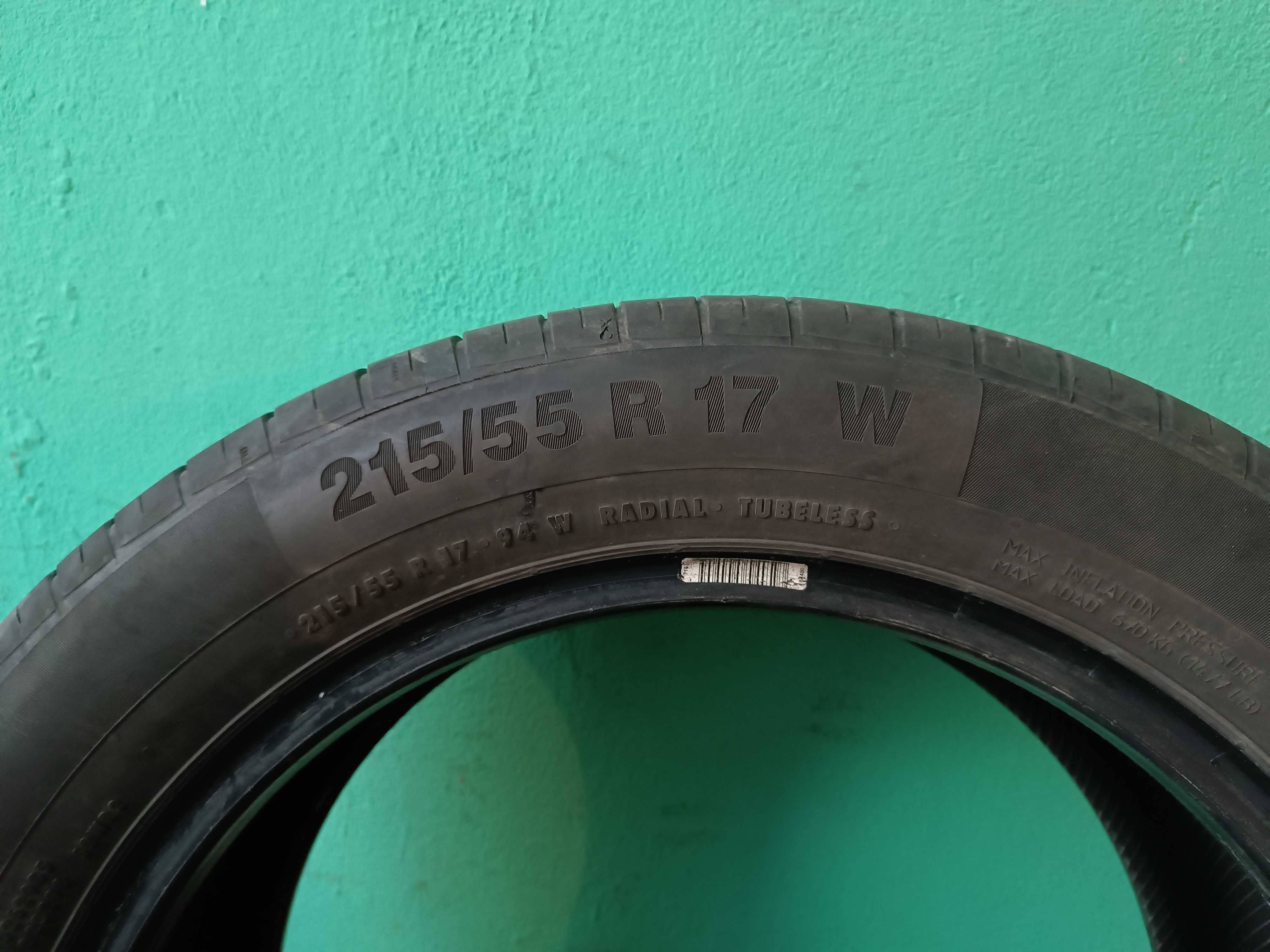 Opony letnie Continental 215/55 R17 premium contact 5