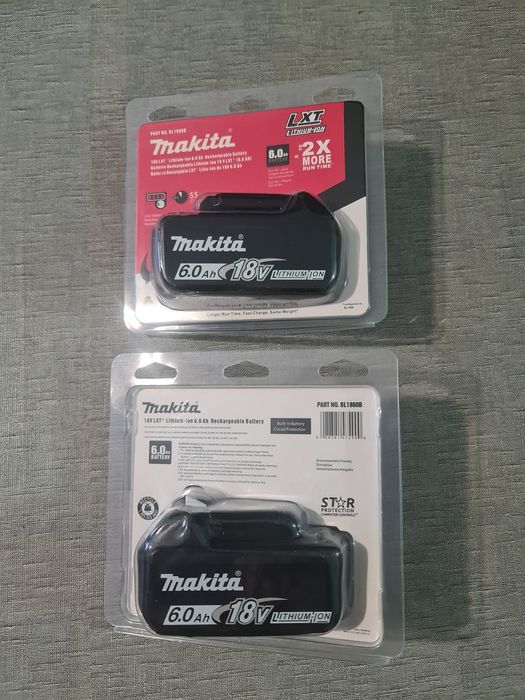 Bateria Makita 18V 6A nova
