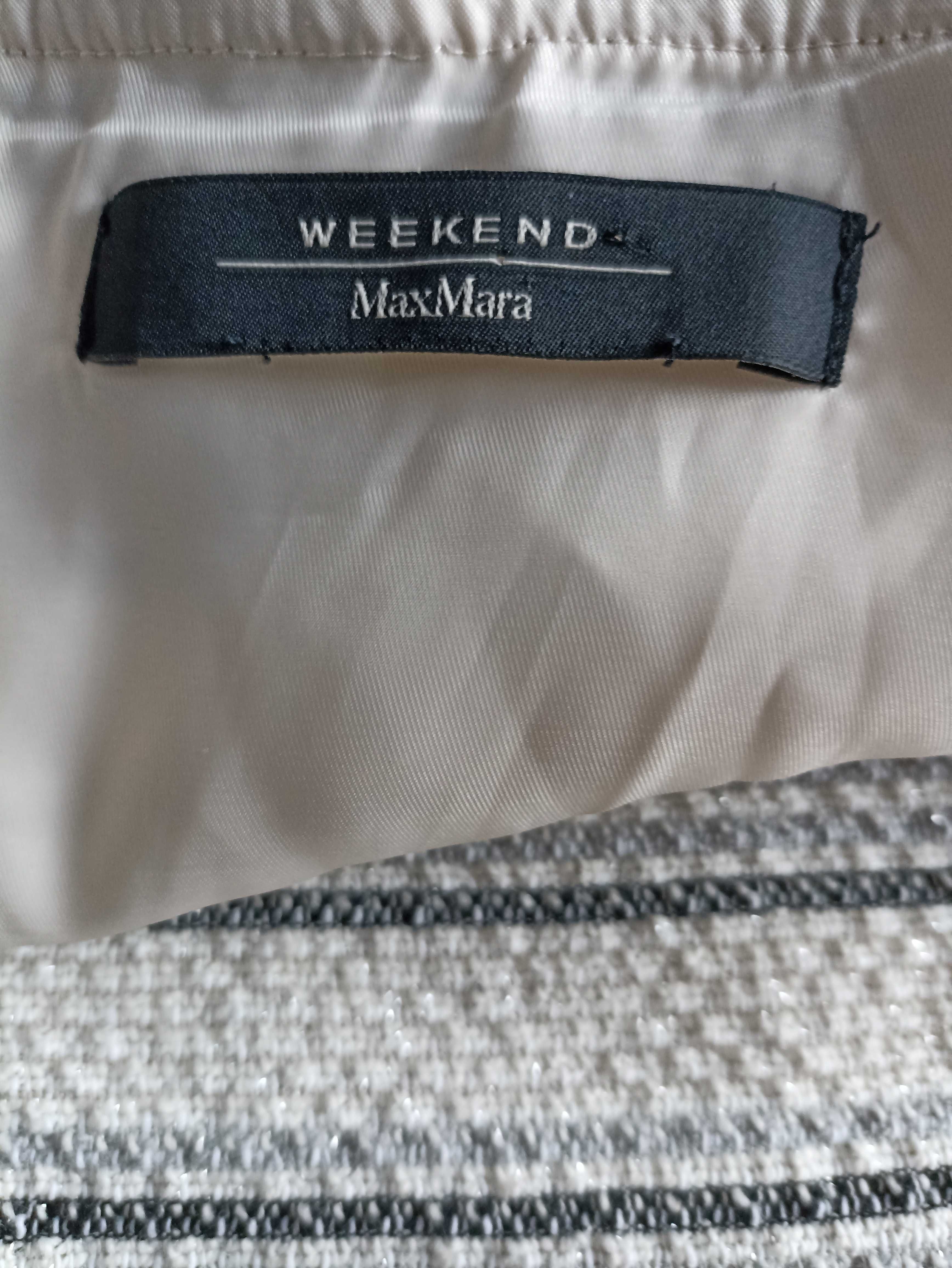 Jasna spódnica ołówkowa w paski Weekend Max Mara rozmiar uniwersalny