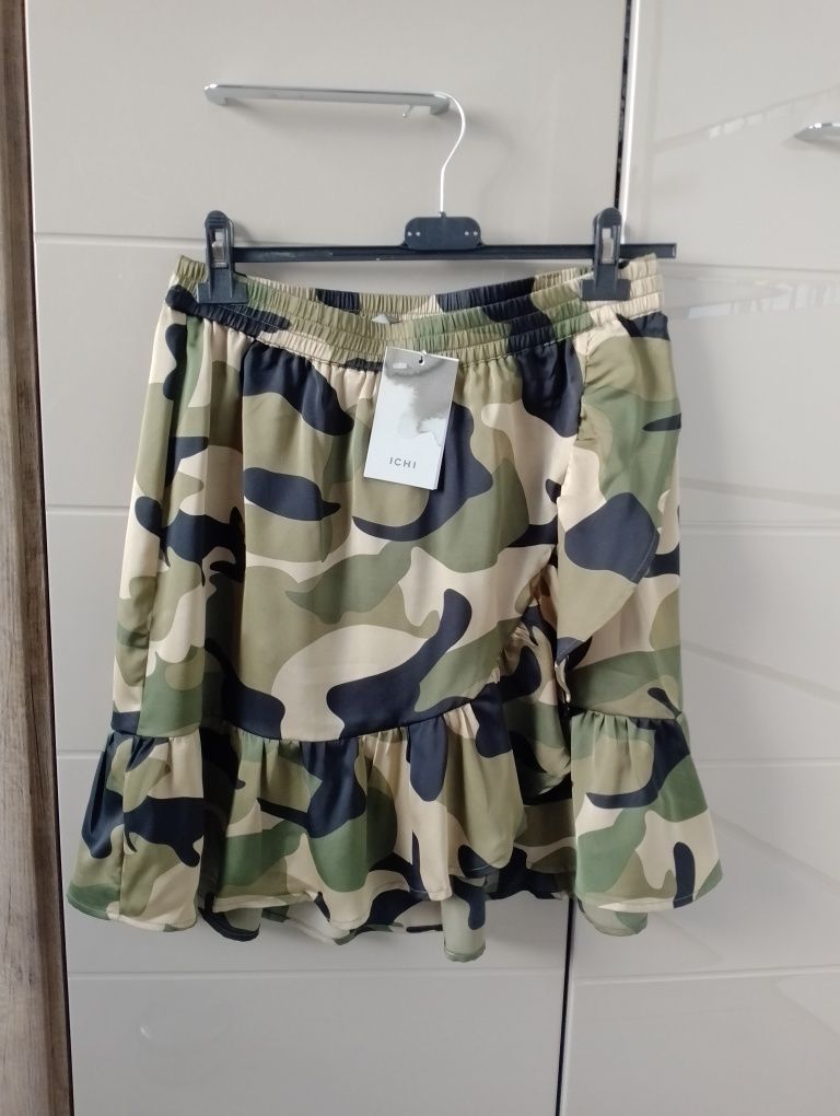 Nowa spódnica moro falbanki 40