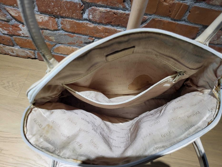 Torebka damska Oasis skóra naturalna