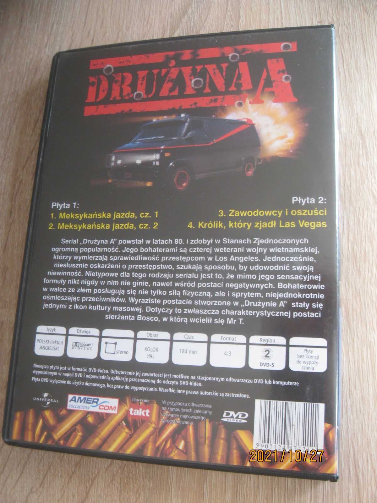 Serial Drużyna A | 25 Części | Cały komplet | 2 Sezony | 49 Płyt DVD