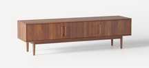 Szafka RTV z drewna mangowego Paul 180x45