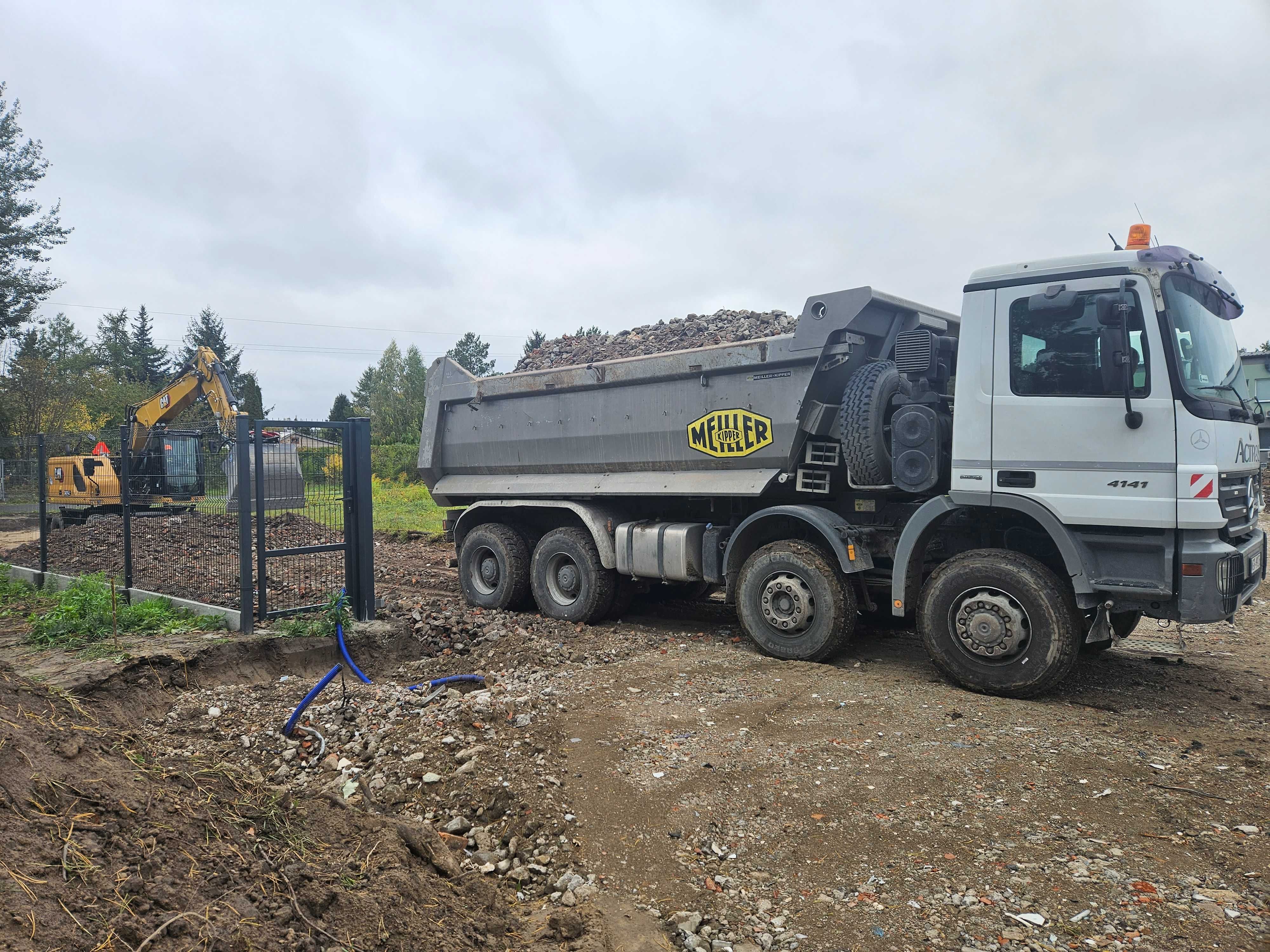 Gruzobeton kruszywo tanie ceglano betonowe transport od 1 tony