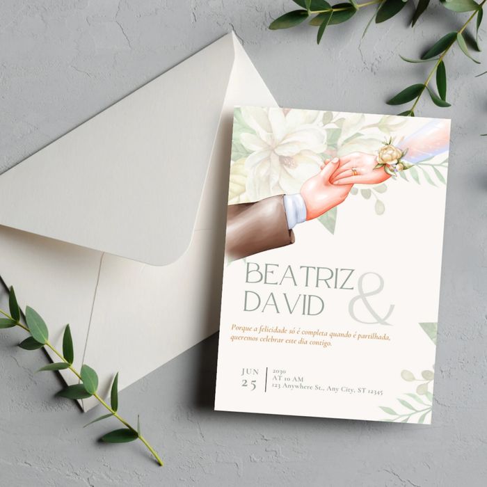 Convites de casamento, anivérsario, batizado, etc..