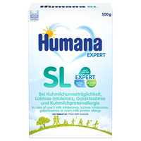 Суміш Humana SL Expert(500г)безлактозна Хумана,безмолочная смесь,соєва