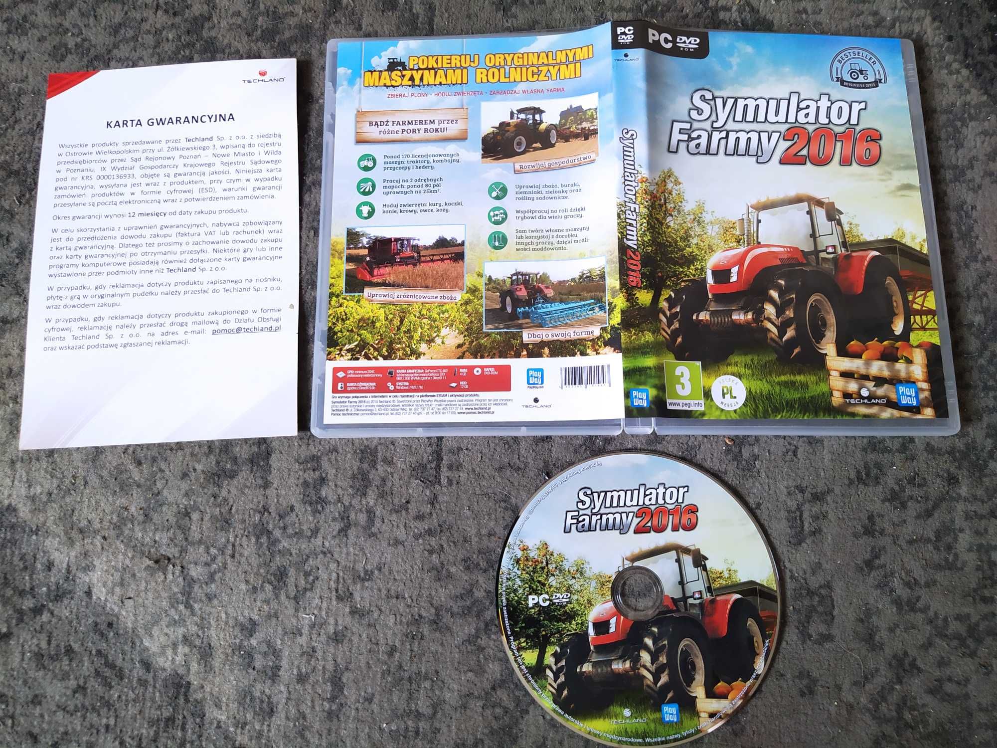 Symulator Farmy 2016 PC DVD