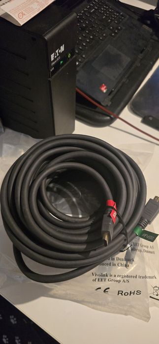 Kabel HDMI 15m VivoLink Pro 4K/60Hz – 2 sztuki (HDMI 2.0, 18Gbps)