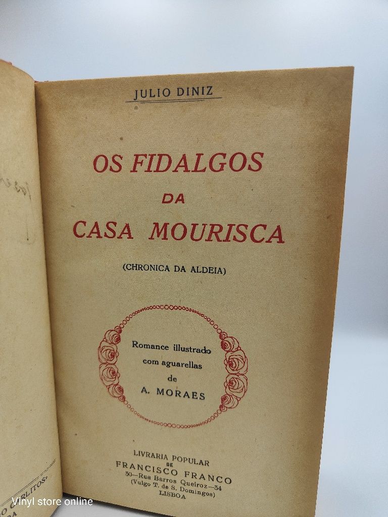Livro - Júlio Diniz - Fidalgos da casa Mourisca REF: CXB