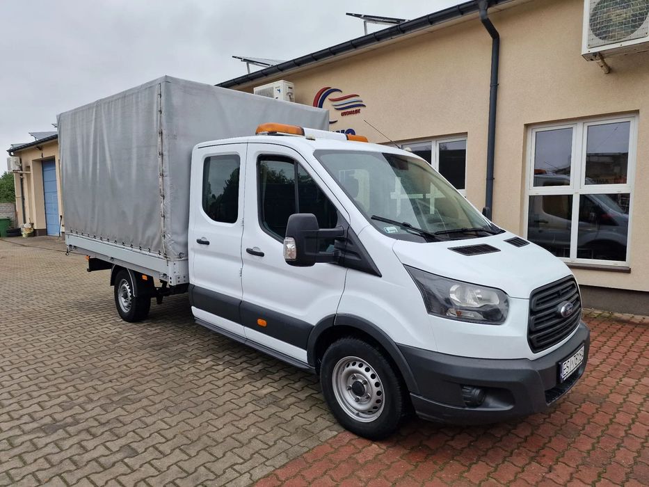 Ford Transit  Brygadówka Doka 7 osobowa plandeka hak Faktura VAT 23%