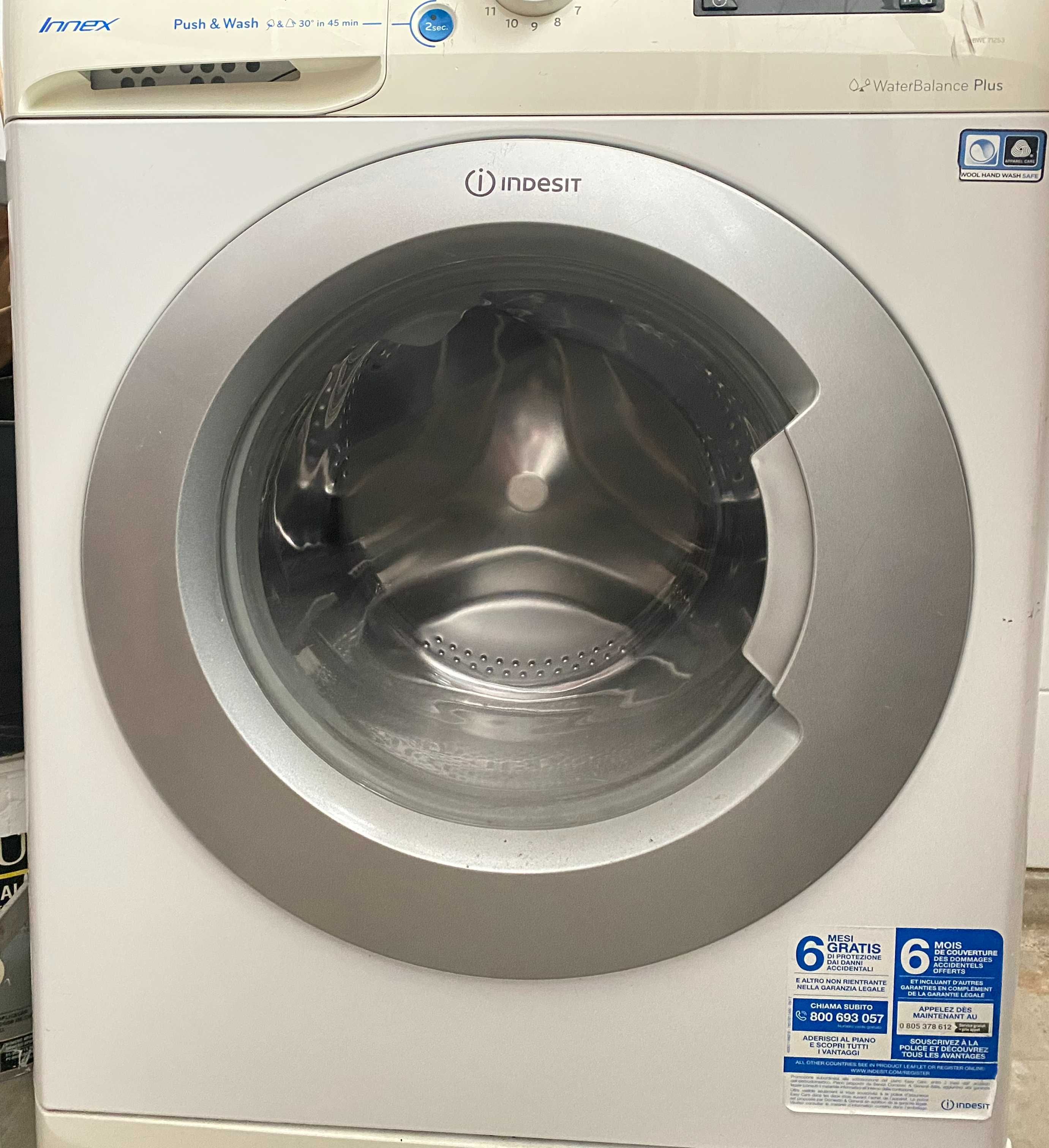 INDESIT Water Balance Plus 7kg BWE 71253 — Máquina lavar roupa