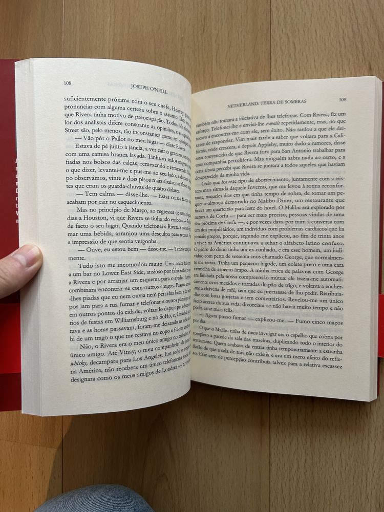 Livro “Netherlands” de Joseph O’Neil