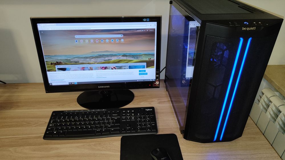 Komputer gamingowy biurowy bequiet Pure base 500DX  GTX670 W10home