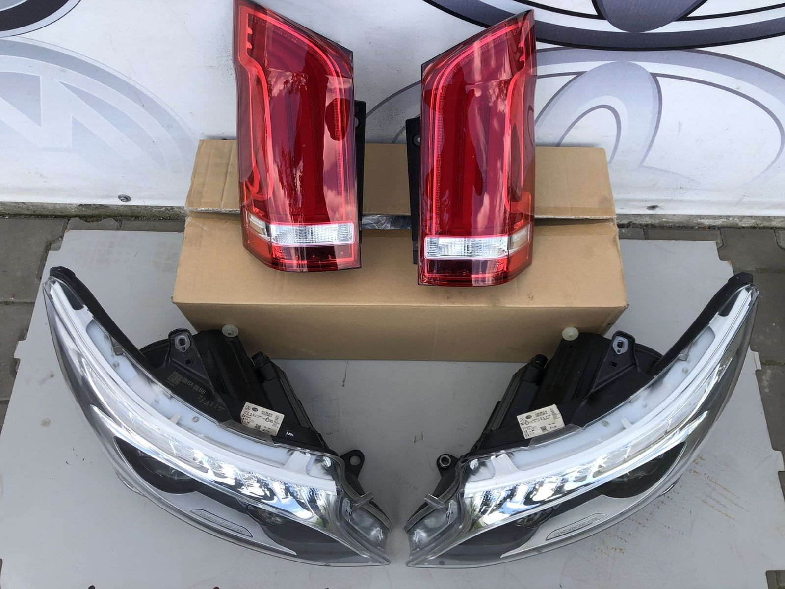 Фара фары фари стоп фонарь лед Full Led  віто447Mercedes Vito V-Class