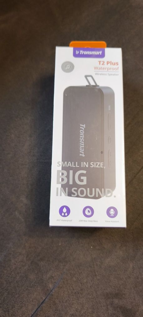 Nowy mocny głośnik bluetooth Tronsmart T2 plus IPX7 20W