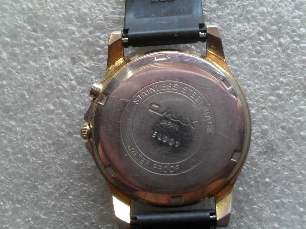 Vintage OMAX el-light waterproof podświetlana tarcza pasek Casio