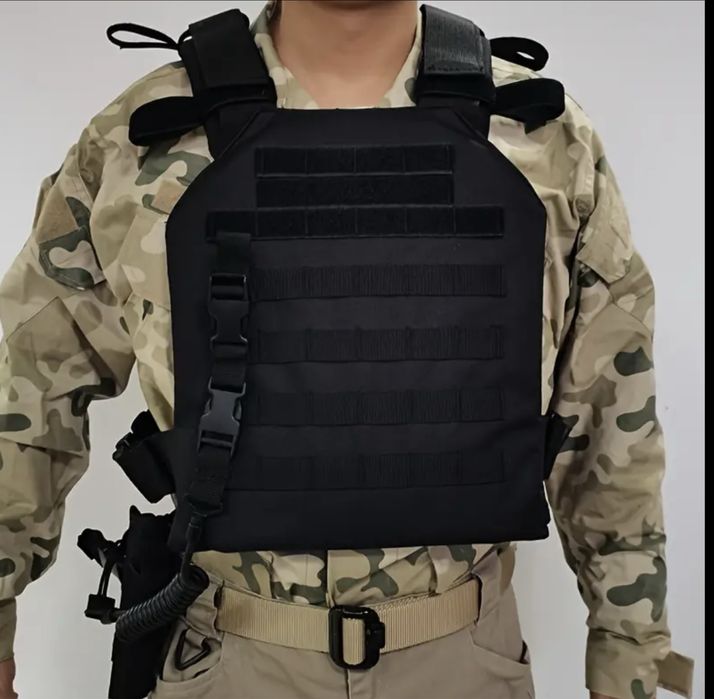 Універсальна Плитоноска (Чорна) з системою Molle