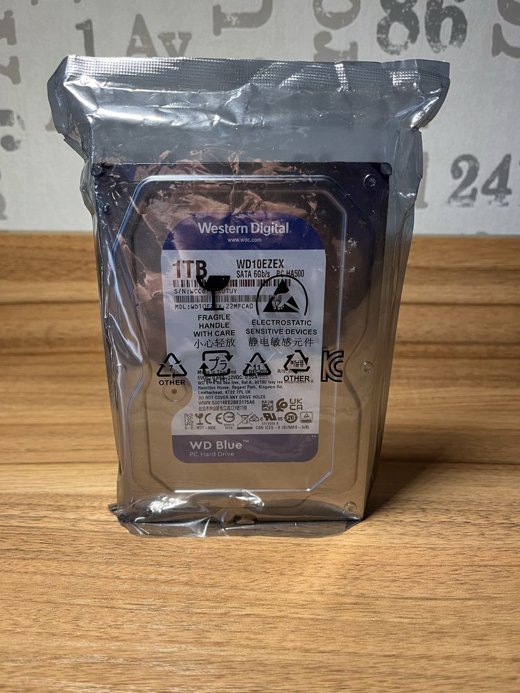 Жорстий диск WD Blue 1 TB 7200 rpm 64 MB SATA 3