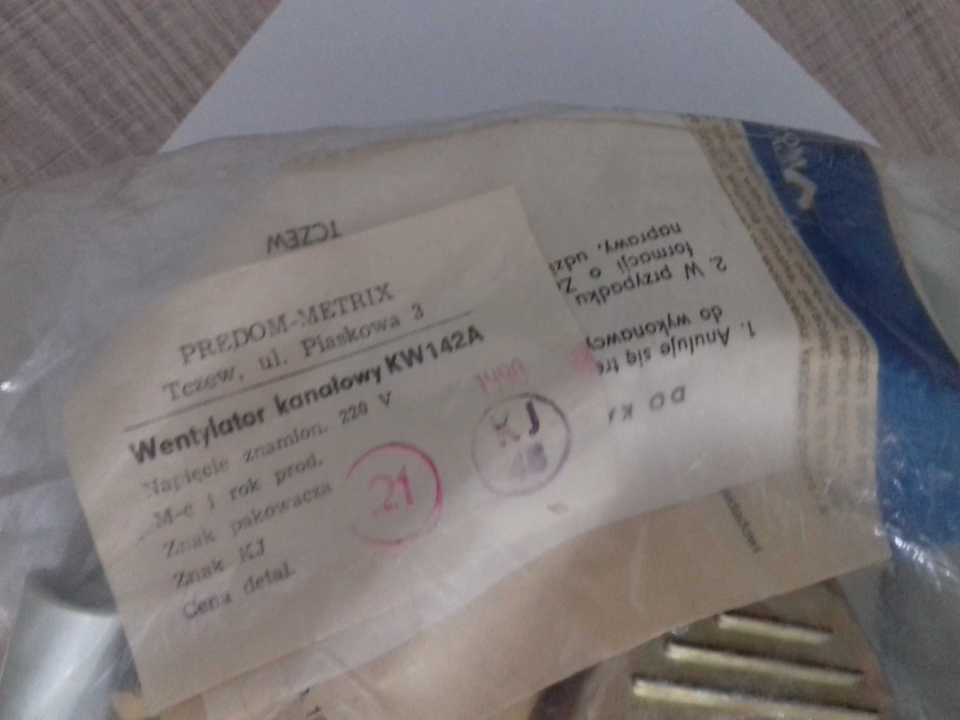 Wentylator kominowy prl