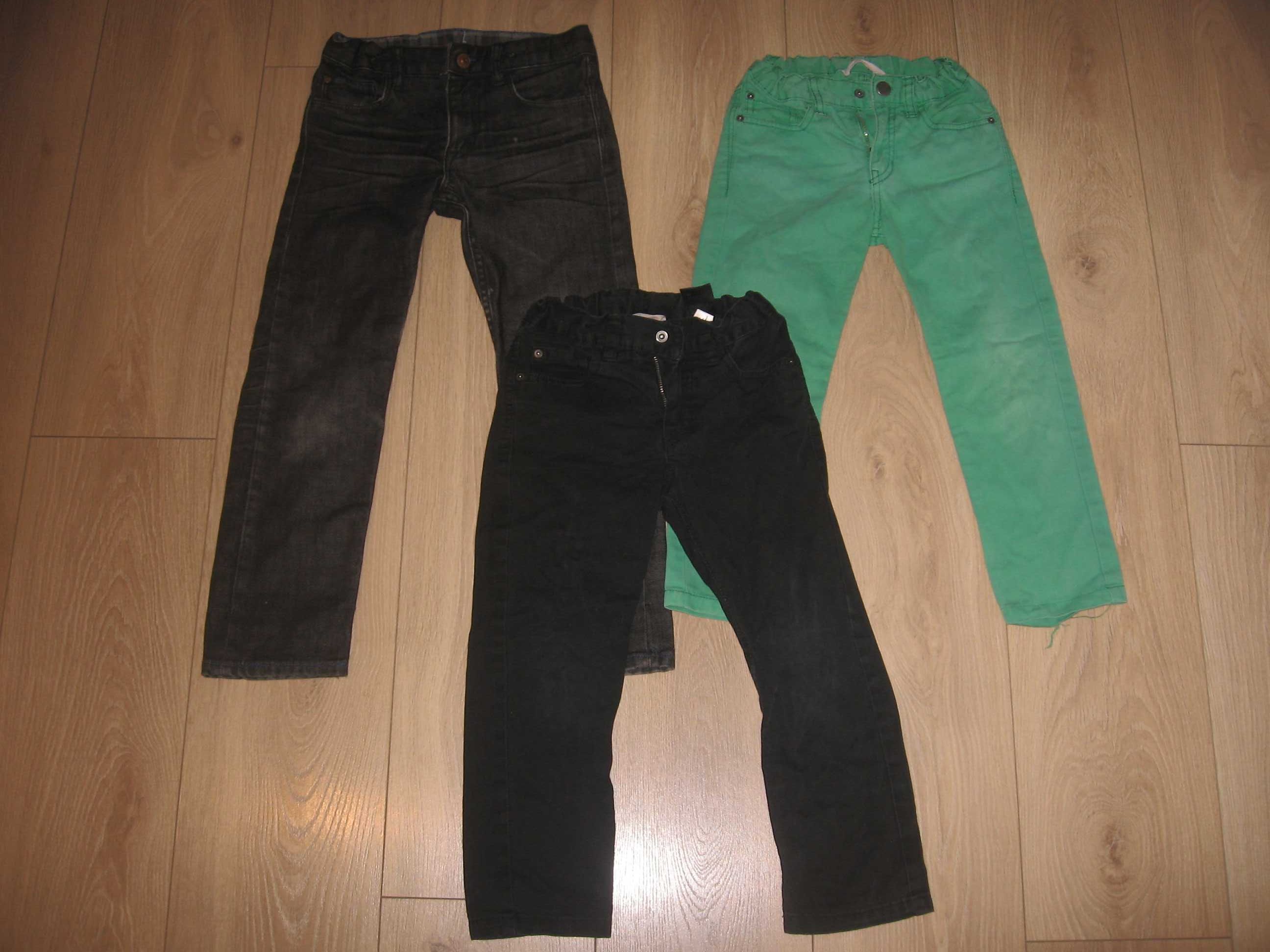 Spodnie dla chłopca zestaw 13 sztuk - rozmiar 104/110 cm - polecam!