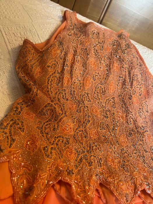 Conjunto salmão como novo