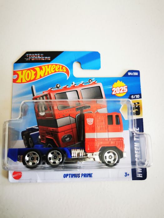Optimus Prime Transformers Hot Wheels 2025