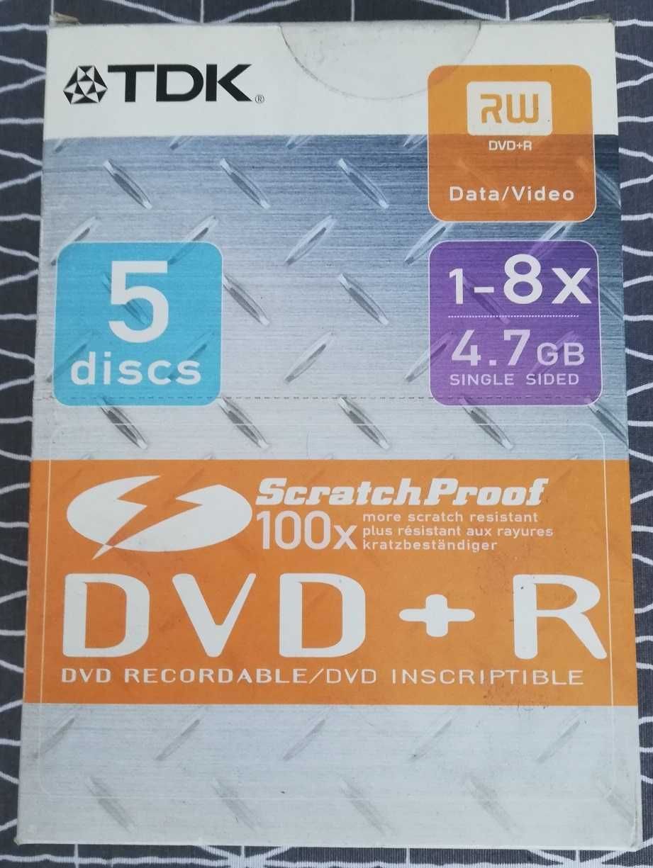 Nowe płyty DVD RW TDK Scratch Proof