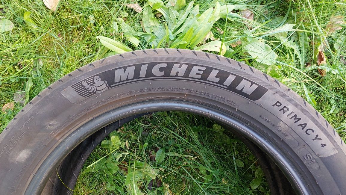 Opony letnie Michelin Primacy 4 235/50/19, 2022 r. prawie nowe !