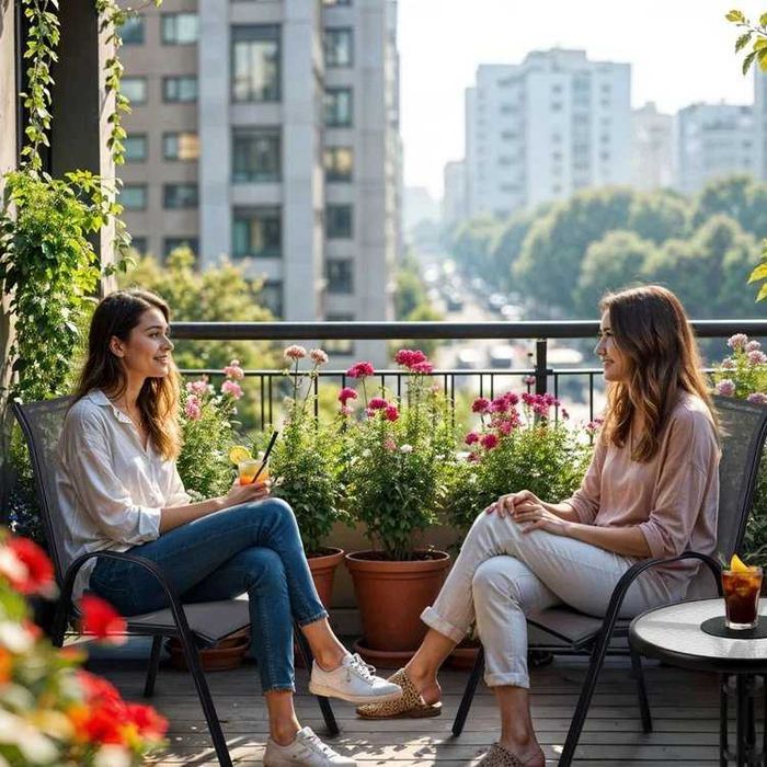 Zestaw Mebli Ogrodowych – Stół + 2 Krzesła Idealny na Taras i Balkon‼️