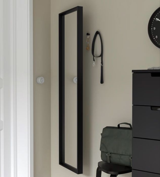 Espelho IKEA NISSEDAL preto 40x150 cm