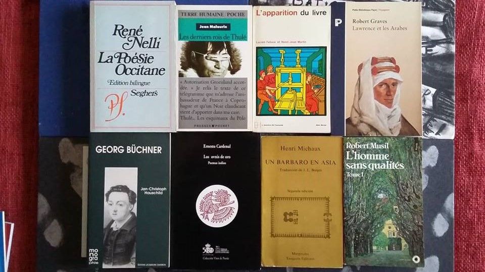 30 livros: Butor/ Michaux/ Guyotat/ Le Clézio/ Van Gogh/ Goya/ Artaud