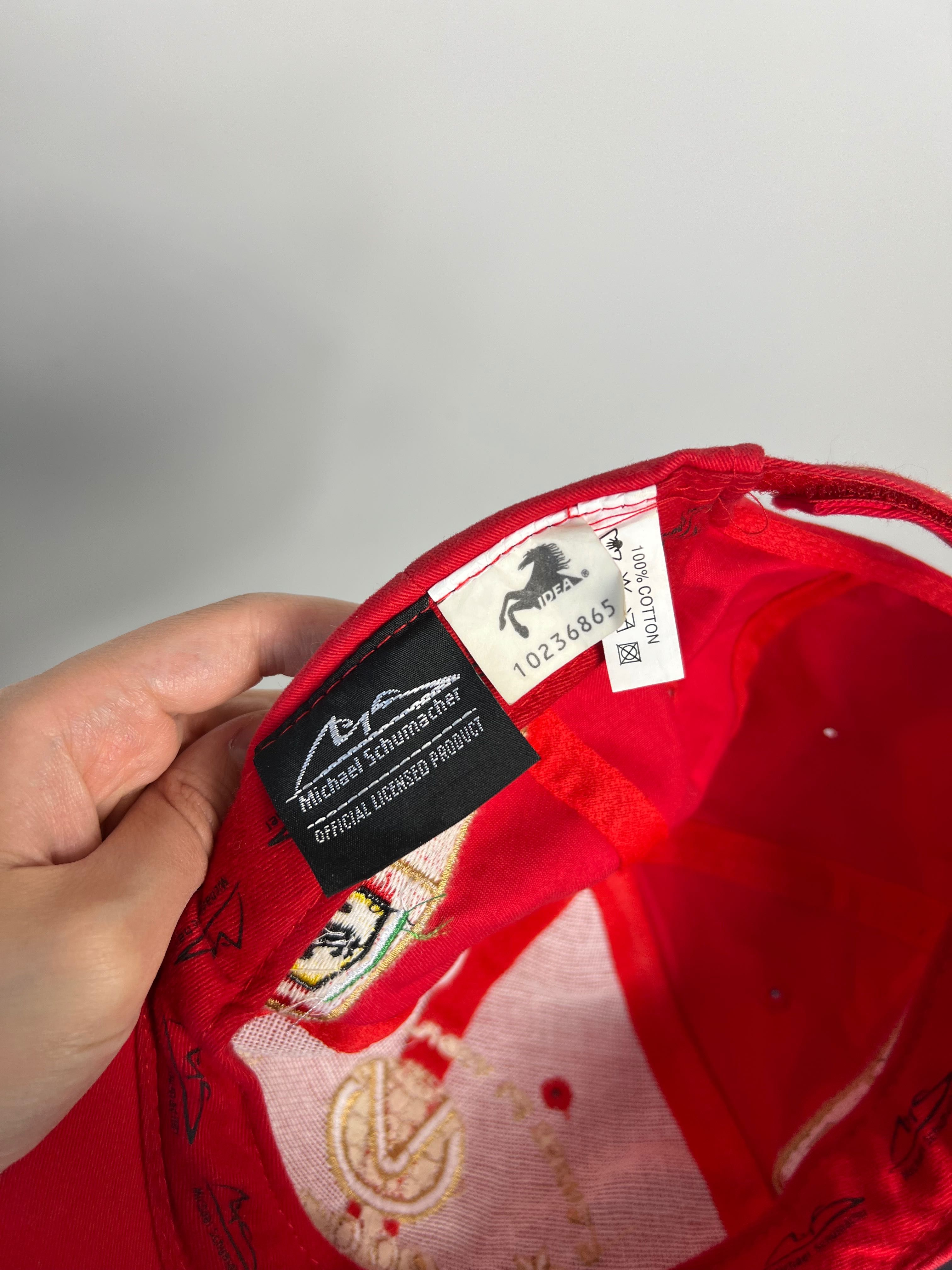 czapka Ferrari Michael Schumacher 2002 F-1 World Champion vintage